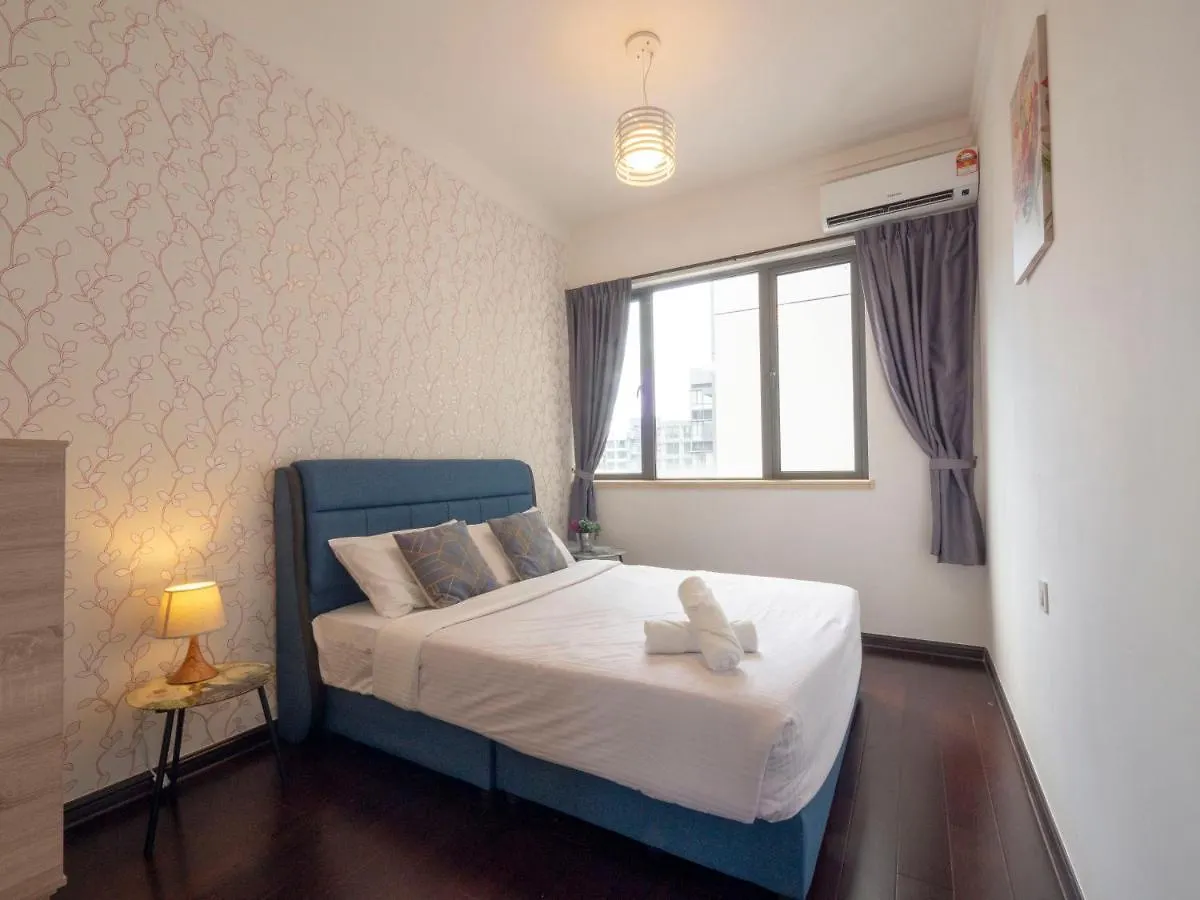 Netflix Smarttv Cityseaview & Highfloor At R&F Mall Apartamento Johor Bahru