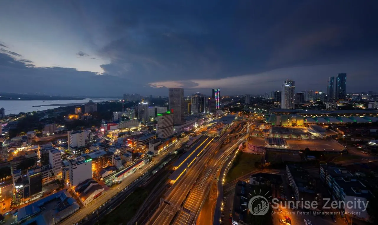 Netflix Smarttv Cityseaview & Highfloor At R&F Mall Apartamento Johor Bahru 0*,  Malásia