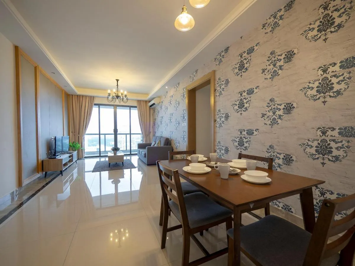 Netflix Smarttv Cityseaview & Highfloor At R&F Mall Apartamento Johor Bahru
